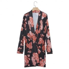 FEMALE AUTUMN THIN DIGITAL PRINTING FULL SLEEVE LONG CARDIGAN (BUD)