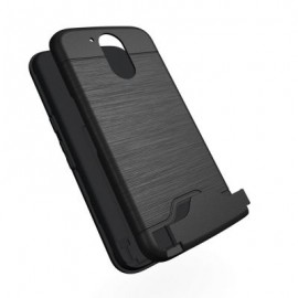 Shockproof Convenient One Card Slot Hard Back Case for Motorola Moto G4 Plus (BLACK)