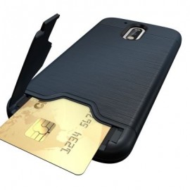 Shockproof Convenient One Card Slot Hard Back Case for Motorola Moto G4 Plus (CADETBLUE)