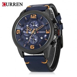CURREN 8288 MALE QUARTZ WATCH (BLUE)