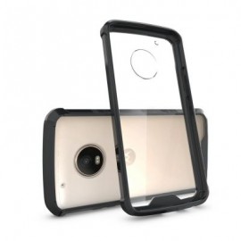 Transparent Surface Shockproof Back PC Case for Motorola Moto G5 Plus (BLACK)