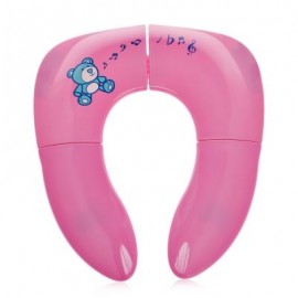 Portable Folding Children Toilet Seat Potty Chair Pad Cushion (PINK)