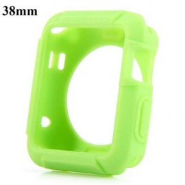 SOFT TPU MATERIAL PROTECTIVE COVER CASE FOR APPLE WATCH 38MM (GREEN)