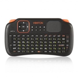 VIBOTON S1 ENGLISH RUSSIAN ALL-IN-ONE 2.4G WIRELESS KEYBOARD AIR MOUSE REMOTE CONTROLLER W