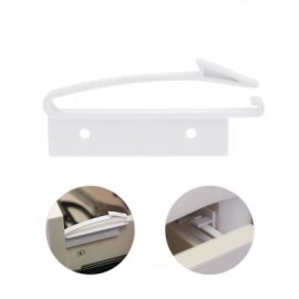 4pcs Children Protection Invisible Latch Drawer Lock (WHITE)
