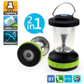GOLDHORSE BL12 2 IN 1 ULTRA PORTABLE CAMPING WIRELESS BLUETOOTH 3.0 SPEAKER   LED LANTERN 