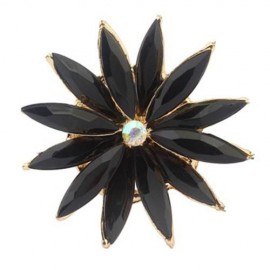 SWEET DOUBLE-LAYERED FLORAL RING FOR WOMEN (RANDOM COLOR)