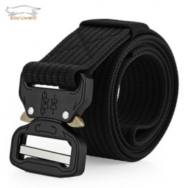 EDCGEAR MILITARY TACTICAL BELT WAIST STRAP WITH BUCKLE (BLACK)