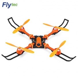 FLYTEC T15 FOLDABLE RC QUADCOPTER 0.3MP 4CH WIFI CAMERA (ORANGE)