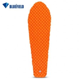BLUEFIELD MUMMY CAMPING MAT PAD BED SLEEPING AIR MATTRESS (ORANGE)