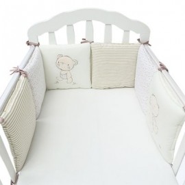 CARTOON PRINTING BABY CRIB BUMPER COMBINATION BACKREST CUSHION (MULTI-C)