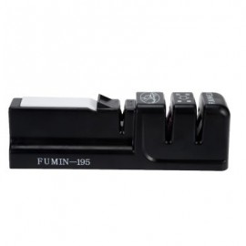 Household Kitchen Scissors Knife Sharpener Kitchen Tools (BLACK)