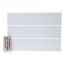 LED Color Changing DIY Letter Combination Light Box (BLACK)