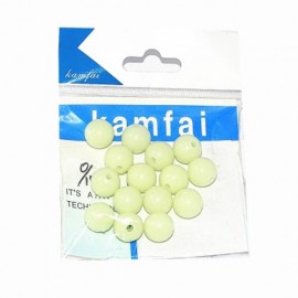 OUTDOOR FISHING EXCLUSIVE FLUORESCENT BEADS 10MM / 8MM / 6MM (LIMEADE)