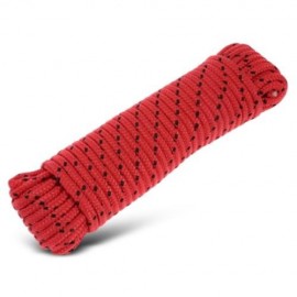 8MM HIGH STRENGTH WOVEN ROPE FOR OUTDOOR CLIMBING (RED)