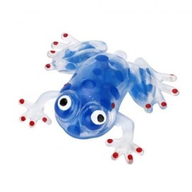 NOVELTY 6CM BEAD STRESS BALL STICKY SQUEEZE FROGS SQUEEZING STRESS RELIEF TOY 4 COLORS (BL