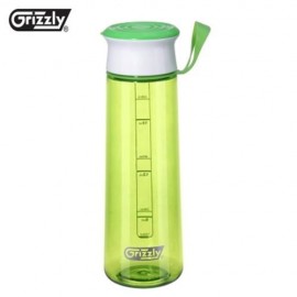 GRIZZLY ES8110 700ML PORTABLE TRANSPARENT WATER BOTTLE (GREEN)