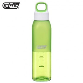 GRIZZLY ES8112 500ML BAP-FREE PORTABLE TRANSPARENT BOTTLE (GREEN)