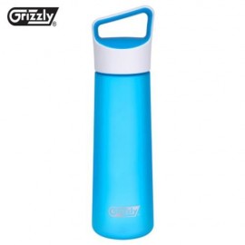 GRIZZLY ES8102A - CX 700ML FROSTED PLASTIC WATER BOTTLE (BLUE)