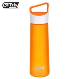 GRIZZLY ES8102A - CX 700ML FROSTED PLASTIC WATER BOTTLE (ORANGE)