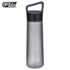 GRIZZLY ES8102A - CX 700ML FROSTED PLASTIC WATER BOTTLE (BLACK)
