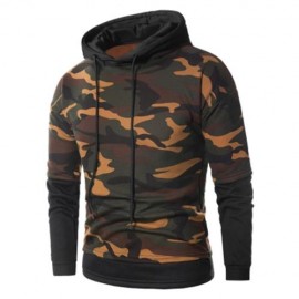 FAUX TWINSET CAMOUFLAGE FLEECE PULLOVER HOODIE (ACU CAMOUFLAGE)
