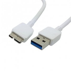 Micro-USB 3.0 Data Cable for Samsung Galaxy S5 / Note 3 N9000  (WHITE)