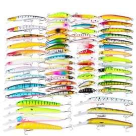 PROBEROS DWMI009 60-PIECE SET ABS PLASTIC CLASSIC FISHING LURES HARD BAIT (COLORMIX)