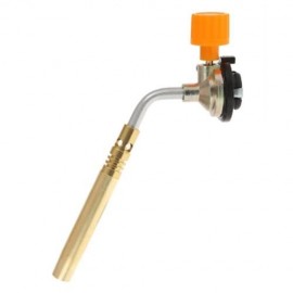 MANUAL IGNITION GAS TORCH FLAMETHROWER WELDING FIRE MAKER (GOLDEN)