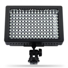 LIGHTDOW PRO LD - 160 LED VIDEO LAMP LIGHT FOR CANON / NIKON CAMERA DV CAMCORDER (BLACK)