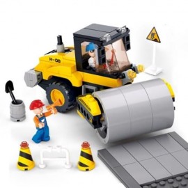 SLUBAN BUILDING BLOCKS EDUCATIONAL KIDS TOY STREET ROLLER OF CONSTRUCTION 171PCS (MIXCOLOR