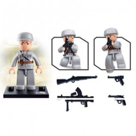 Sluban Building Blocks Educational Kids Toy Army Set 1PC (LIGHT GREY)