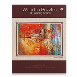 LUMINOUS WOODEN PUZZLES OIL PAINTING SERIES SAILING SCENE (COLORFUL)