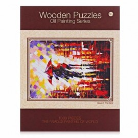 LUMINOUS WOODEN PUZZLES OIL PAINTING SERIES RAINY SCENE (COLORFUL)