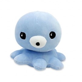 SOFT STUFFED PLUSH OCTOPUS TOY BABY KIDS PLAYTHING (BLUE)