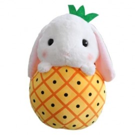 CUTE RABBIT FRUIT PLUSH DOLL (YELLOW)