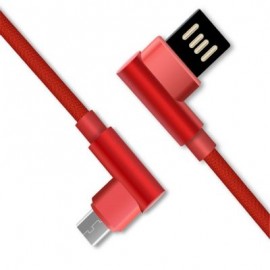 The Android Double Elbow Multi-Function Data Cable (RED)