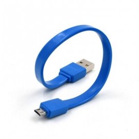 Cable for V8 Charging line 20cm Creative Candy packaging Data Line USB Charger (BLUE)