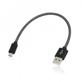 Minismile 3.4A Quick Charge Micro USB to USB 2.0 Charging / Data Transfer Cable (25cm) (BL