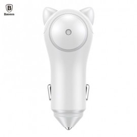 Baseus BSQC - 01 Adorkable Car Charger Double USB Output (WHITE)
