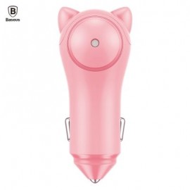 Baseus BSQC - 01 Adorkable Car Charger Double USB Output (PINK)