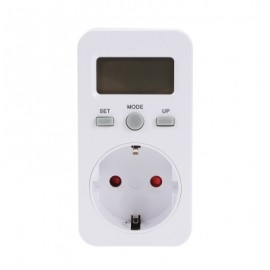 Digital Smart Plug Energy Power Monitor (WHITE)