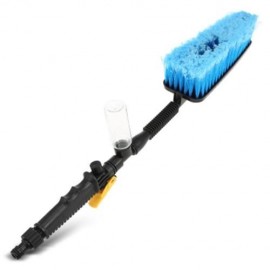 CAR CLEANING BRUSH AUTO EXTERIOR PRACTICAL LONG HANDLE (BLACK)