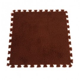 DIY Stitching Foam Carpet Mats Blanket Thicken Soft Pad (LIGHT COFFEE)
