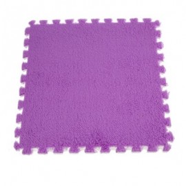 DIY Stitching Foam Carpet Mats Blanket Thicken Soft Pad (PURPLE)
