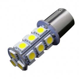 10PCS 1156 BA15S / 1141 / 1073 / 1095 BASE 18 SMD 5050 LED REPLACEMENT BULB 12V (WHITE)