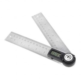 STAINLESS STEEL DIGITAL DISPLAY ANGLE RULER (GRAY)