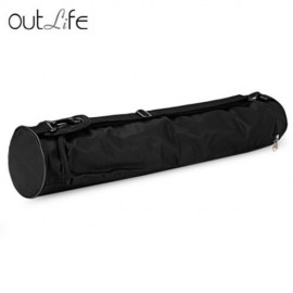 OUTLIFE 73 X 13CM YOGA MAT BAG CARRIER BACKPACK (BLACK)