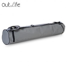 OUTLIFE 73 X 13CM YOGA MAT BAG CARRIER BACKPACK (GRAY)