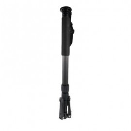 Three Feet Support Stand Carbon Fiber Tripod Monopod (BLACK)